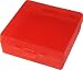 MTM 100 Round Flip-Top Ammo Box 41/44 Cal (Clear Red)