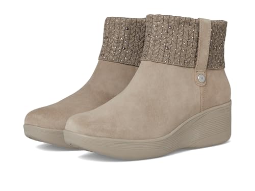 Skechers Women's Pier-lite-Fall Stunner Martha Stewart-Hands Free Slip-ins Ankle Boot