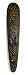 40" RED LIPS HANDMADE ROYAL BROWN AFRICAN STYLE TIKI MASK HAWAIIAN POLYNESIAN WALL ART TRIBAL BAR TROPICAL