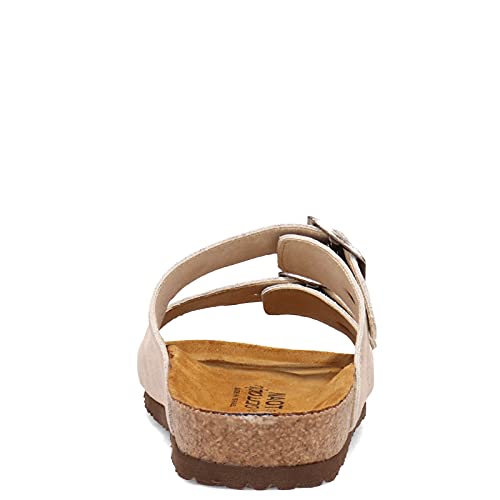 Image of NAOT Footwear Santa Barbara Women's Slide with Cork Footbed and Arch Comfort and Support - Slip On- Lightweight and Perfect for Travel