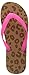 flip*flop Originals Animal Luxe Damen Zehentrenner, Braun (toast/neon pink 8008), 37 EU
