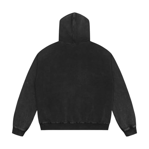 Saint Tears Acid Wash Mens Hoodies Pullover Oversized Casual Hoodie Graphic Print Hooded Vintage Sweatshirt Streetwear Unisex2