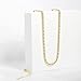 Solid 925 Sterling Silver Clasp Rope Chain for Men Women Handmade Unique Twist Chain Necklace Gold Stackable Stacking Layering Chain Necklace 16-18 Inches (Silver)