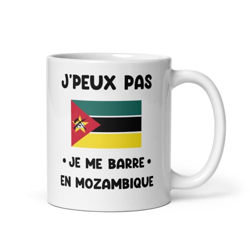 MugSmile Mug Mozambique je peux pas je me barre en Mozambique tasse Mozambique humour voyage