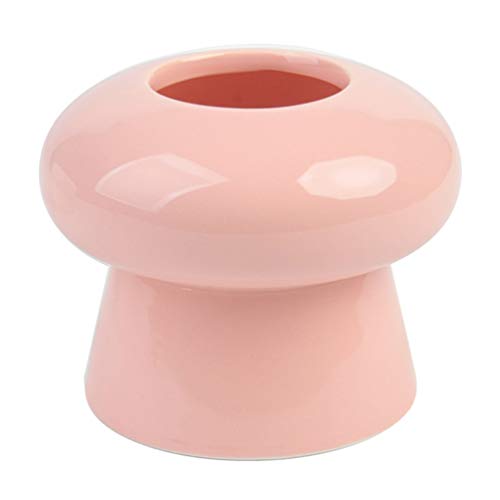 ULTECHNOVO Tigela de Cerâmica para Animais de Estimação Tigela de Água Com Pés Altos para Animais de