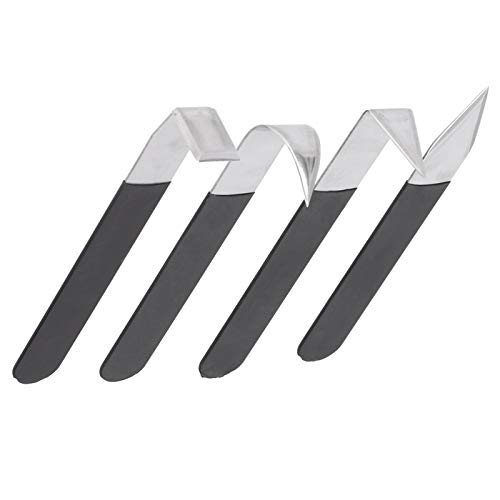 4Pcs Pottery Clay Sculpture Carving Tools Set, Trimming Knife Hand-Made Clay Art Craft Modelling Carving For Clay Pottery, Sculpture #TOP7