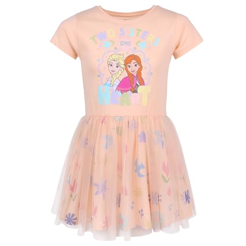 Vestido Frozen Anna Elsa melocotón de tul, la solución a los disfraces incómodos