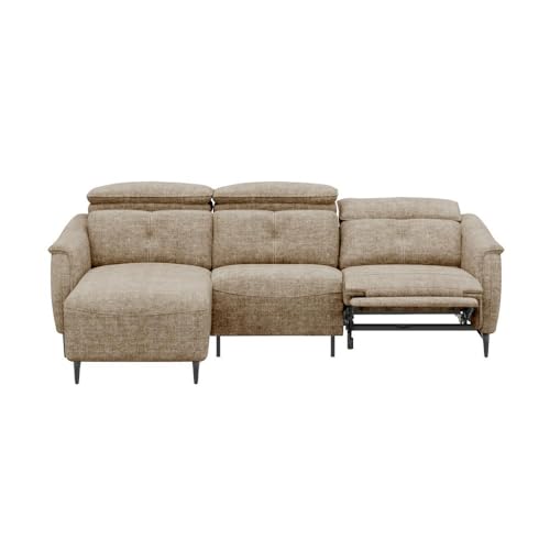 Image of Wakefit Curacao L Shape Sofa Set with Motion (2 Seater + Left Aligned Chaise)