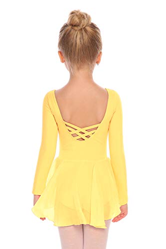 Image of Arshiner Kids Girls Classic Long Sleeve Leotard Dance Ballet Dress