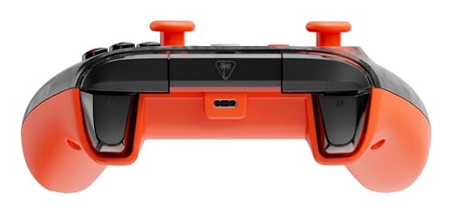 Turtle Beach Rematch Core Ghost Camo noir/orange - Manette de jeu filaire - Licence Xbox Series XS, Xbox One et PC - touches audio, moteurs de vibration et gâchettes d'impulsion, câble de 3 m