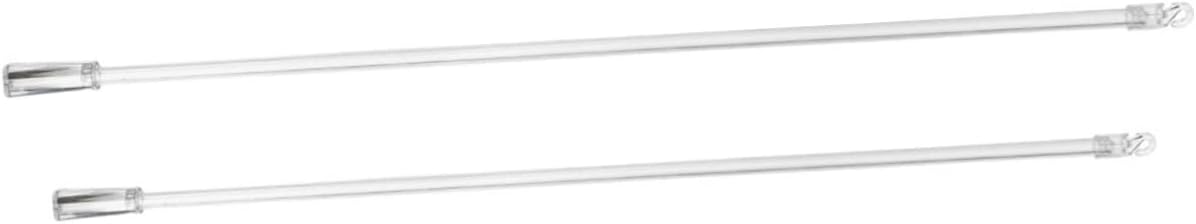 Cabilock 2sets Blinds Window Rod Hooks Blind Wand for Cordless Replacement Parts Strong Tilt Rods 2pcs*2