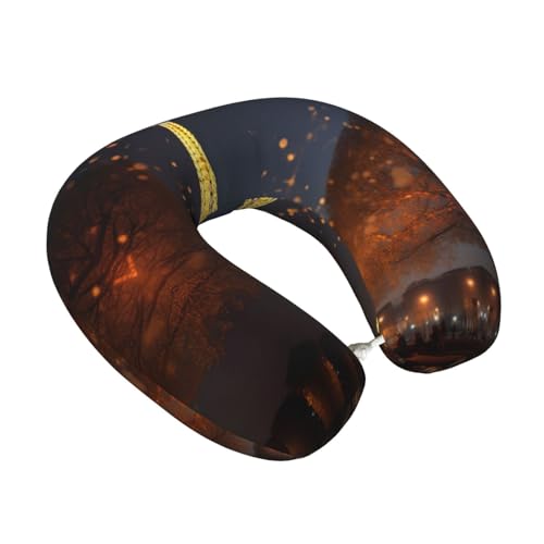 Almohada de viaje poliéster negro tamaño único miniatura 2