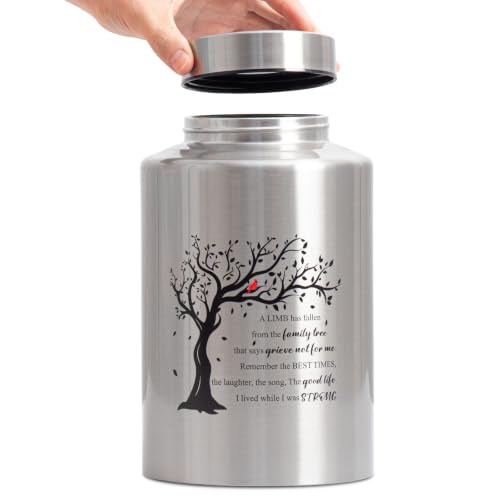 Image of Cremation Urns for Human Ashes Adult Male or Female | Large Decorative Memorial Funeral Burial Urn for Ashes Woman Men Dad Mom(up to 220 lbs)