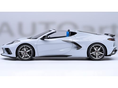 Chevy C8 Stingray 1:18 Gris Cerámico AUTOart miniatura 4