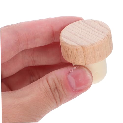 Bouchons bois de hêtre de qualité pour bouteille de vin x30