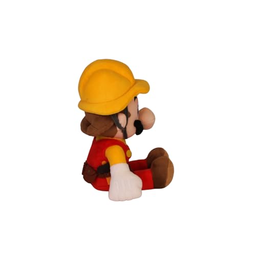 Nintendo Super Mario Maker 2 Plüschfigur 25cm - Offiziell Lizenzierte Kuscheltier für Kinder und Sammler - Weicher Plüsch Spielzeug - Hochwertige Verarbeitung