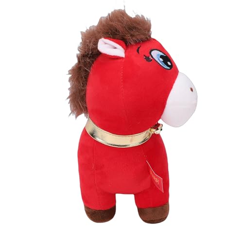 Peluche Cheval Nouvel An Chinois 2026 EMUKOEP : Le Cadeau Idéal de Décoration Rouge
