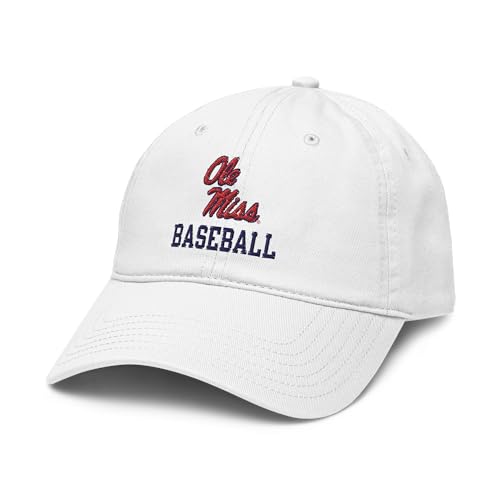 Mississippi Ole Miss Rebels Baseball Icon Adjustable Baseball Hat
