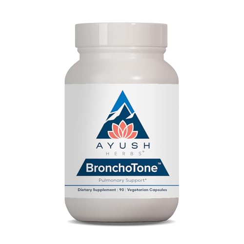 Ayush Herbs Bronchotone, Bronchial Support, Adults, 90 Servings