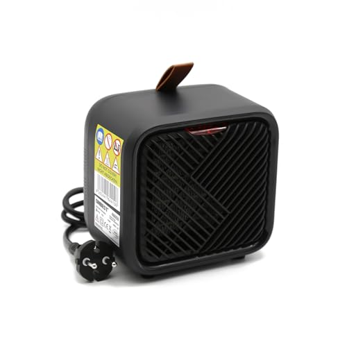 3 in 1 Keramik Elektro Heizlüfter – Elektroheizung klein & leiser Heizungslüfter mit Thermostat (1000/1500 W + 4 W Ventilator), energiesparender elektrischer Heizer/Heizgebläse für Innenräume – Bild 3