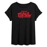 Maul: Shadow Lord - Logo Red - Juniors Oversized Graphic T-Shirt