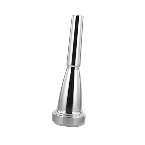 HEMOTON Metal Trumpet Mouthpiece for French Horn Professional Musical Instrument Silver Plating