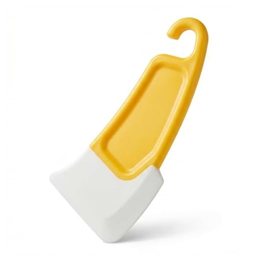 1pc Heat-resistant Silicone Spatula Rubber Kitchen spatula For Baking, Scraping Non-stick cookware, safe and Flexible for Cooking Removes Residue from Pots and Pans Yellow