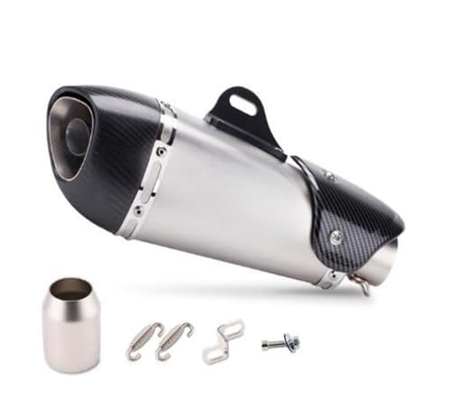 Silencieux d'échappement 51 mm pour CBR300 et CBR500 avec embout en fibre de carbone