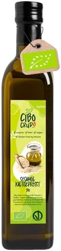 Sesamöl Bio Kaltgepresst und Ungeröstet - 500ml. Sesam öl zum Essen Massage oder Ayurveda. Speiseöl Natürlich und Rein.