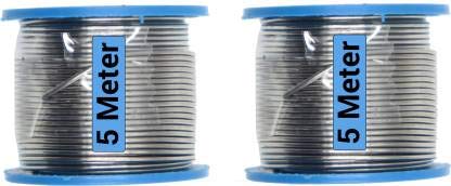 Hillgrove 10 Meter Tin-Lead Alloy Soldering Wire (Quick Melt and Rapid Solidification with Good Tensile Strength) for and above 0 W Simple (Flat Tip)