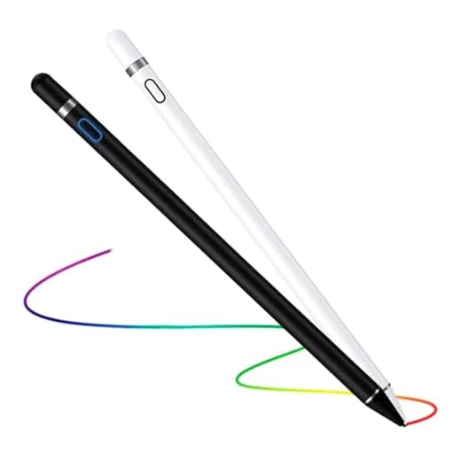 Caneta Touch Stylus Digital Capacitiva Alta Sensibilidade Recarregável Compátivel com iOS e Android Sortida
