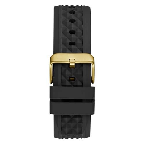 GUESS Mens Silicone Analog Black Dial Watch-Gw0729G2, Band Color:Black - Image 3