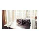 islandburner Bild auf Leinwand Elegante Handtasche auf Marmortisch im Sonnenlicht für Wohnzimmer Modebewusste Designerboutique Bilder Wandbilder Poster