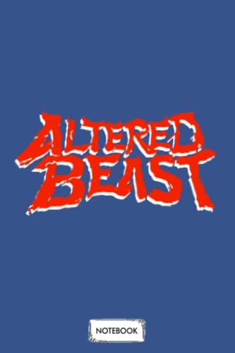  Altered Beast Red N03526 Notebook: Lined College Ruled Paper, Matte Finish Cover, 6x9 120 Pages, Planner, Journal, Diary