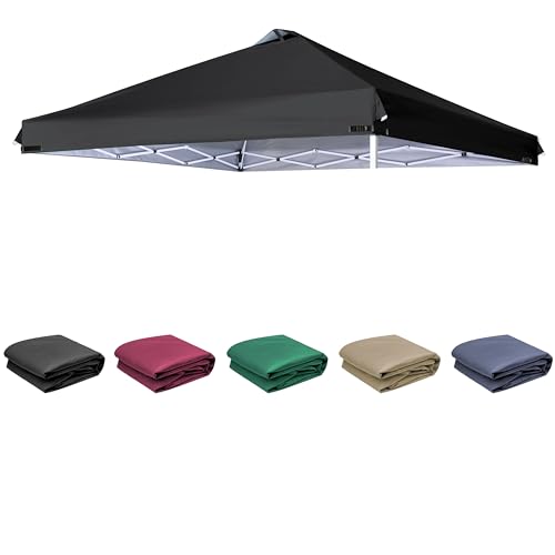 Black Canopy Cover Upgrade Buckle with Air Vent for 12x12