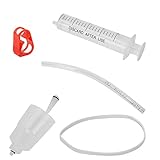 シマノミネラルオイル、シリンジ、Qiilu ミネラルオイル シマノシマノ ミネラルオイル 自転車用油圧ブレーキブライキット 油圧ブレーキシステム 自転車油圧ブリードキット 自転車ブレーキ修理ツール 油圧ディスクブレーキ修理キット 油圧ブリードキット 油圧ブリード