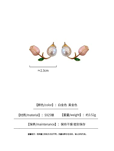 Brincos fofos de flor 111 para mulheres, brincos de argola com pingente de coração, meninas, adolesc