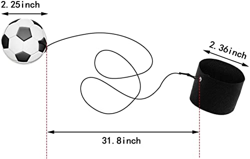 Return Wrist Band Ball Rubber Rebound Sports Bouncy Basketball Baseball Soccer Ball Wristband Toys for Wrist Exercise yoyo Ball (2.48 Inch) Pack of 1 pcs