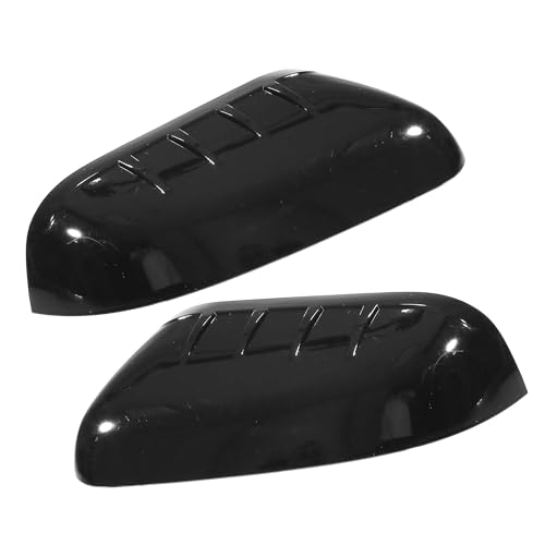HEROFFIX for Ford Explorer 2011-2015 Driver Passenger Side Mirror Covers Cap Overlay Rearview Mirror Guard Covers Gloss Black 1 Pair