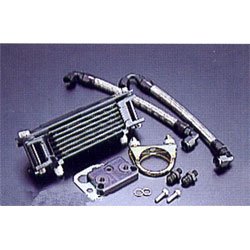 Amazon | アールズ：オイルクーラー KIT / BLACK 4.5インチ7段12V車用