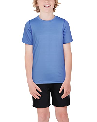 Black Bear Camiseta atlética para meninos – Pacote com 2 camisetas esportivas Active Performance Dry