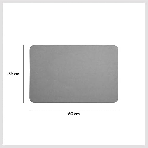 Miniatura 3 de 5five - Alfombra De Diatomita 39x60cm Gris