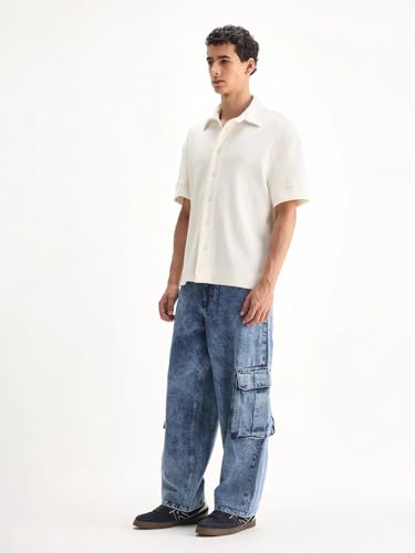 Image of Rare Rabbit Baggy Plain Jeans