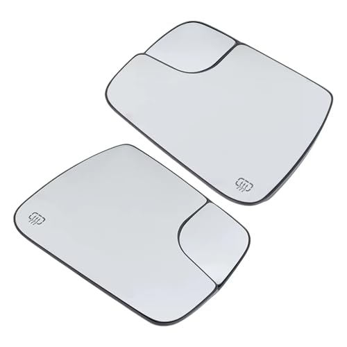 Lentille porte chauffante et verre rétroviseur latéral Dodge Ram 1500 miroir de rechange auto