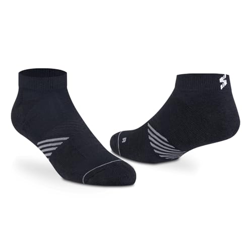 Supersox Ankle Sports Socks For Men Combo, Made with Breathable, Anti Odour & Moisture Absorbent Combed Cotton with a Extra Durable Welt & Cushioned Bottom (Pack Of 3)