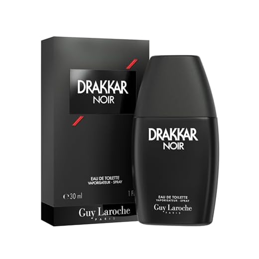 Guy Laroche Drakkar Noir Eau de Toilette, Perfume para Hombre, Fragancia Aromática y Amaderada para Hombre, Con Musgo, Pachuli y Bálsamo de Abeto, 30ml