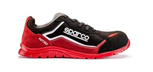Chaussures de sécurité running Sparco Nitro Marcus ESD S3L SR FO unisexes en taille 47