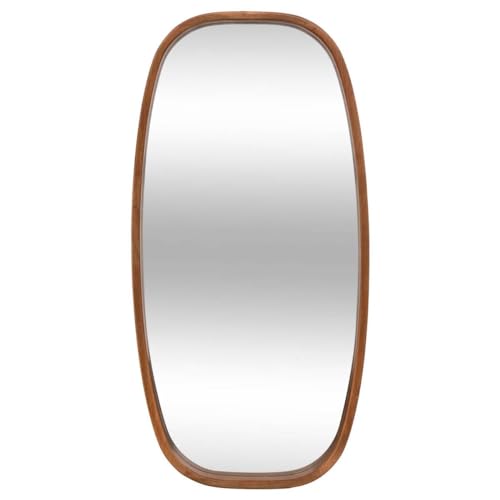 Atmosphera - Miroir Ovale jasna Bois 80x40cm