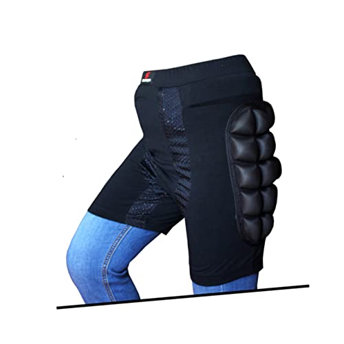 HONMEET Criança Skate Adulto Skate Calças De Hóquei Cintas De Hóquei Calças De Equitação Calças De E