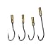 SHUTING2020 hameçon 5 pcs Crochet de Bouche tordue barbelé pour la pêche M2 Filetée EEL Fish Hook (Size : D)